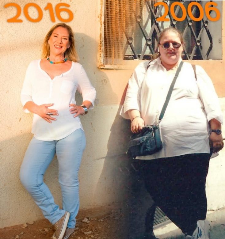 סיגל בר לפני ואחרי הירידה במשקל